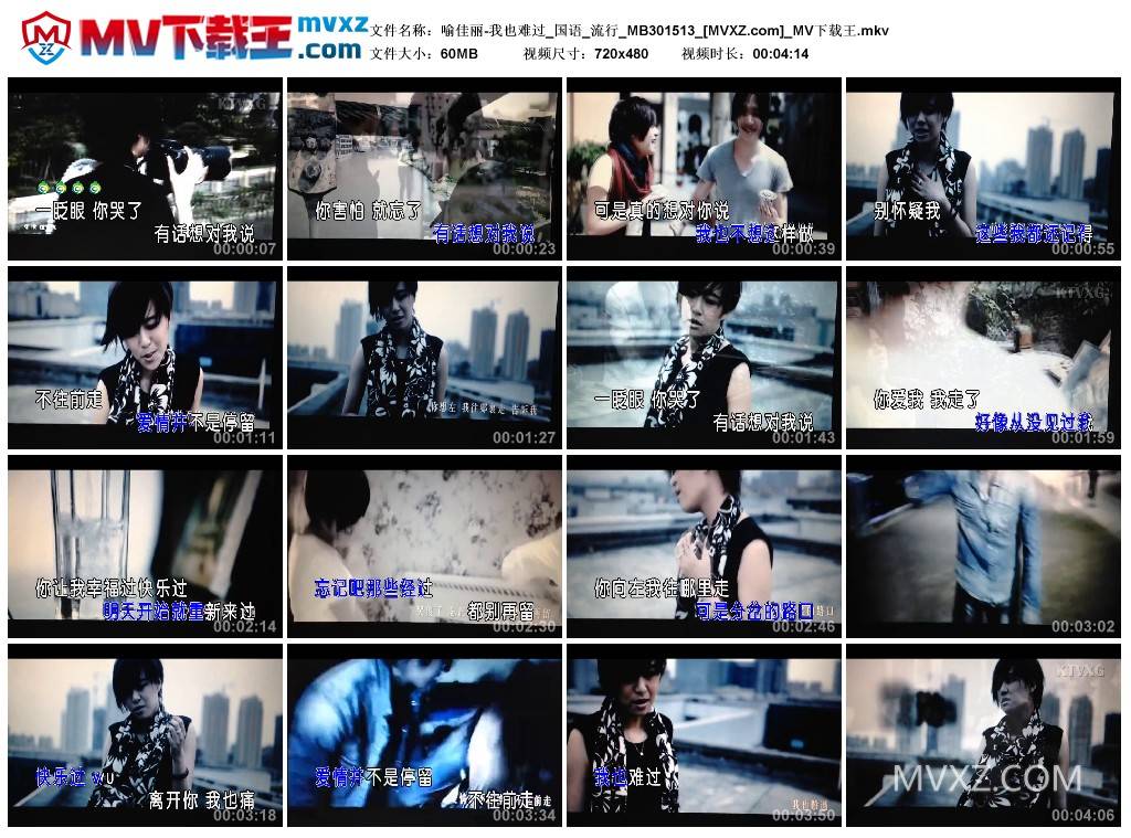 喻佳丽-我也难过_国语_流行_MB301513